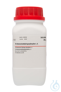 Di-Ammoniumhydrogenphosphat z. A.. ACS (min. 99.0 %)  VE=500 g...