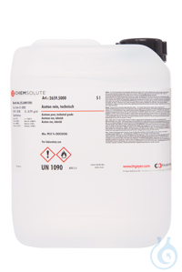 Aceton rein. technisch (min. 99.0 %)  VE=5 l Aceton rein. technisch (min....