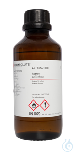 Aceton zur Synthese (min. 99.8 %)  VE=1 l Aceton zur Synthese (min. 99.8 %)...