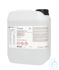 Ammoniaklösung 25 % z. A.. ISO. Ph. Eur. (250  g NH3/kg)  VE=5 l...