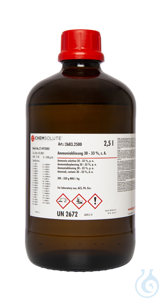Ammoniaklösung 30 ? 33 % z. A.. ACS. Ph. Eur. (300 ? 330  g NH3/kg)  VE=2.5 l...