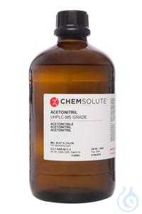 Acetonitril für UHPLC-MS (min. 99.97 %)  VE=2.5 l Acetonitril für UHPLC-MS...