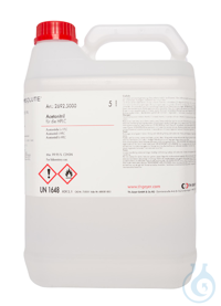 Acetonitril isokratisch für die HPLC (min. 99.9 %)  VE=5 l Acetonitril...