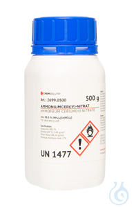 Ammoniumcer(IV)-Nitrat  VE=500 g Ammoniumcer(IV)-Nitrat  VE=500 g