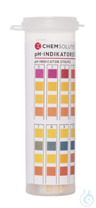 pH-Indikatorstäbchen pH 0-14 (in 1 pH Abstufungen, 100 Stück), in...