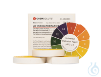 pH-Indikatorpapier pH 1-14 (in pH 1  Abstufungen. Universalindikator. 5 m  X...