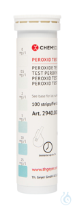 Peroxid 25 - Teststäbchen (0 ? 0.5 ? 2 ? 5 ? 10 ? 25 mg/l). 100 Stück....