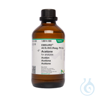 Aceton zur Analyse EMSURE® ACS.ISO.Reag. Ph Eur  VE=1 l Aceton zur Analyse...