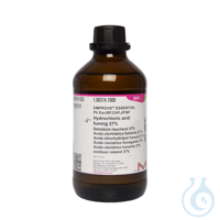 SALZSÄURE RAUCHEND 37% EMPROVE®  ESSENTIAL Ph Eur.BP.ChP.JP.NF  VE=1 l...