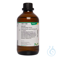 Salzsäure rauchend 37% zur Analyse  EMSURE® ACS.ISO.Reag. Ph Eur  VE=1 l...