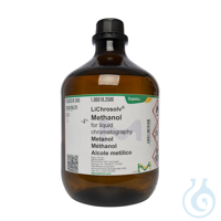 Methanol für die Flüssigkeitschromatographie LiChrosolv®  VE=2.5 l Methanol...