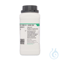 Natriumhydroxid Plätzchen zur Analyse EMSURE® ISO  VE=1 kg Natriumhydroxid...