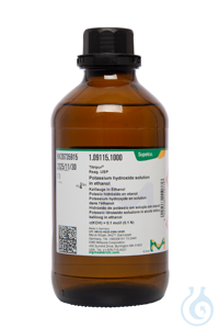 Kalilauge in Ethanol c(KOH) = 0.1 mol/l (0.1 N) TitriPUR®  VE=1 l Kalilauge...