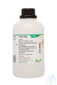 Natronlauge c(NaOH) = 1 mol/l (1 N) TitriPUR®  VE=1 l Natronlauge c(NaOH) = 1...