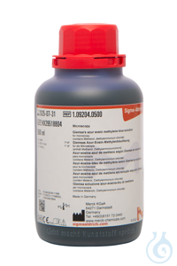 Giemsas Azur-Eosin-Methylenblaulösung   für die Mikroskopie  VE=500 ml...