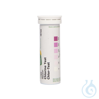 Chlor-Test Methode: kolorimetrisch  mit Teststäbchen 0 - 25 - 50 - 100 -  200...