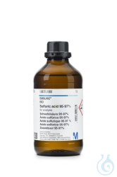 Schwefelsäure 95-97% zur Analyse   EMSURE® ISO  VE=1 l Schwefelsäure 95-97%...