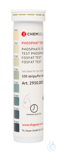 Phosphat Teststäbchen 0-500 mg/l (100 Stück. semi-quantitativ)  VE=100 Strip...