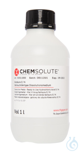 Salzsäure 0.1 N Gebrauchsfertiges Dissolutionsmedium Ph.Eur. & USP konform...