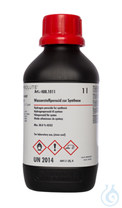 Wasserstoffperoxid zur Synthese (min. 30.0  % w/w. stabilisiert)  VE=1 l...