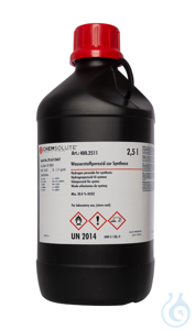 Wasserstoffperoxid zur Synthese (min. 30.0  % w/w. stabilisiert)  VE=2.5 l...