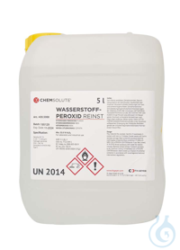 Wasserstoffperoxid 35 % reinst. DIN EN 902 Typ 1. stabilisiert  VE=5 l...