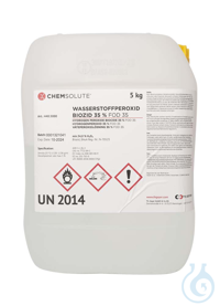 Wasserstoffperoxid H2O2 FOD 35  VE=5 kg Wasserstoffperoxid H2O2 FOD 35  VE=5 kg