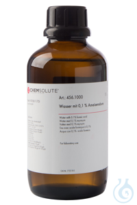 Wasser mit 0.1 % v/v Ameisensäure für LC-MS  VE=1 l Wasser mit 0.1 % v/v...