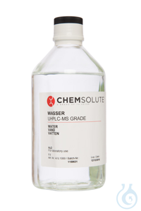 Wasser für UHPLC-MS (filtriert durch 0.1µm.  abgefüllt unter Inertgas)  VE=1...