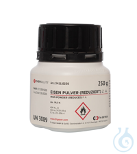 Eisen Pulver (reduziert). z. A. (min. 99.5 %)  VE=250 g Eisen Pulver...