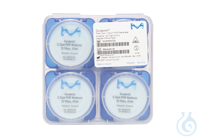 Durapore-Filter 47 mm 0.22 µm. PVDF. weiß. glatt. VE=100  VE=100 Stück...