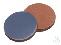 Septum. 22 mm. Butyl rot/PTFE grau. 2.5 mm. 55° shore A. VE=1000. LABSOLUTE®...