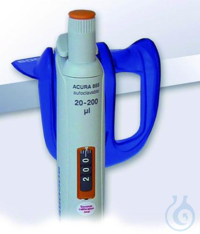 Regal-Pipettenhalter 332 für zwei Mikro-. Makro- und/oder Mehrkanalpipetten...