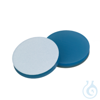 Septum. 12 mm. Silikon blau transparent/PTFE weiß. 1.3 mm. 45° shore A....