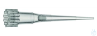 Farblose Ultra-Mikrospitzen 10 µl. dünne graduierte Spitze. mit Filter....