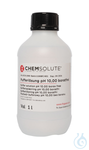 Pufferlösung pH 10.00 boratfrei (±0.02/20 °C. rückführbar auf SRM von NIST)...