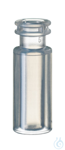 Schnappringflasche ND11. PP. transparent. 0.7 ml. 32 x 11.6 mm. VE=100....