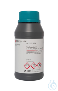 Trichloressigsäure z. A.. ACS. Reag. Ph. Eur..  Reag. USP (min.  99.0 %)....