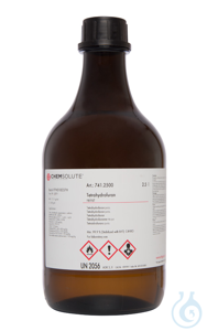 Tetrahydrofuran reinst (min. 99.9 %. stabilisiert   mit Ionol)  VE=2.5 l...