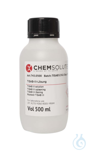 TISAB-III-Lösung für die Fluoridbestimmung  VE=500 ml TISAB-III-Lösung für...