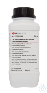 YGC Agar (Hefeextrakt Glucose  Chloramphenicol Agar)  Festes  Selektivmedium...