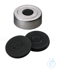 Bördelkappe ND20. Aluminium. Headspace mit Sollbruchstelle. Butyl...