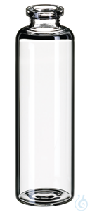 Rollrandflasche ND20. Klarglas. 1. hydrolytische Klasse. flacher Boden. 50...