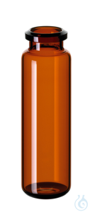 Rollrandflasche ND20. Headspace-Vial. Braunglas. 1. hydrolytische Klasse....