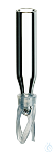 Mikroeinsatz, Klarglas, 1. hydrolytische Klasse, 0,1 ml, 29 x 5,7 mm, mit...
