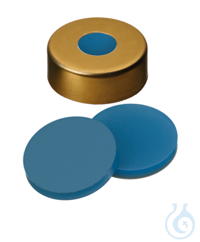 Bördelkappe ND20. Aluminium. gold lackiert. magnetisch. 8 mm Mittelloch....