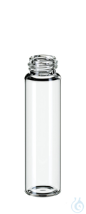 Gewindeflasche ND15, Klarglas, 1. hydrolytische Klasse, 12,0 ml, 66 x 18,5...