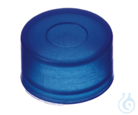 Push-On-Kappe ND8. PE. blau. mit verdünnter Durchstichstelle. VE=100....