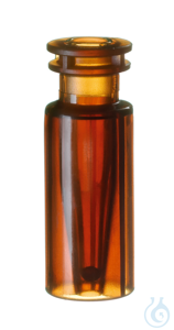 Schnappringflasche ND11. TPX. braun. 0.2 ml. 32 x 11.6 mm. TopSert....
