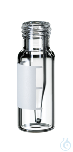 Kurzgewindeflasche ND9. Klarglas. 1. hydrolytische Klasse. 0.2 ml. 32 x 11.6...